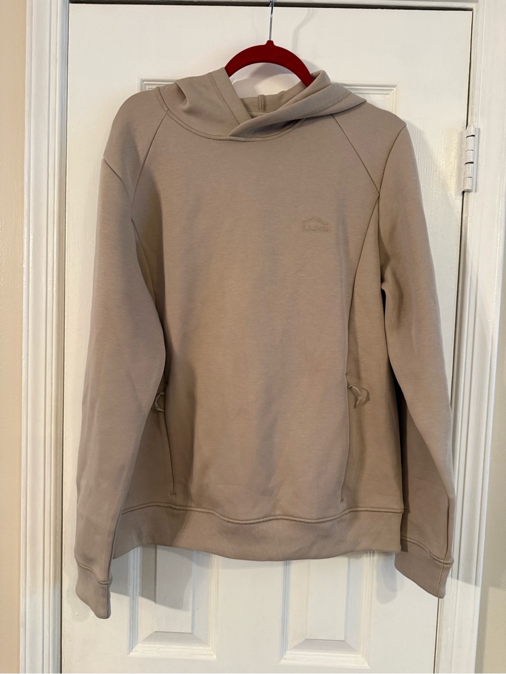 L.L. Bean Men's Hooded Pullover - Beige